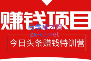 懒人领域·今日头条项目玩法，价值800元