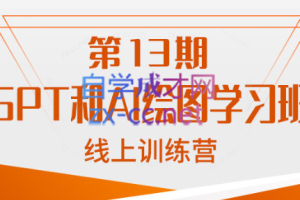 南掌柜·GPT和AI绘图学习班【第13期】