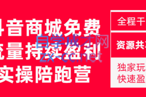 无山电商·抖音商城搜索持续盈利陪跑成长营【更新11月】，价值1980元