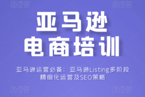 亚马逊运营必备：亚马逊Listing多阶段精细化运营及SEO策略