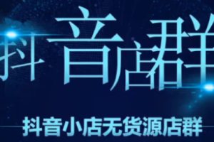 小卒·2021抖音小店无货源店群，价值6800元