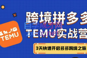 宋老师·跨境拼多多temu实战篇