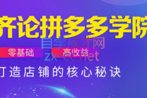 齐论拼多多vip课程（更新23年10月）