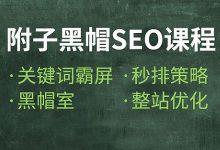 附子黑帽SEO核心排名技术：布局秒排、站群、镜像、黑帽室(2019年版新增内容更新)