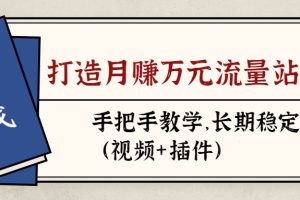 张子豪《实战打造月入万元的流量站的项目》站群实操