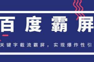 2020百度关键词霸屏技术,seo新手快速排名实战视频教程