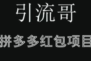 引流哥·拼多多红包项目第1期，价值666元