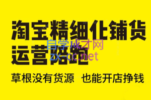 苏博士·淘宝精细化铺货运营陪跑（更新23年9月）