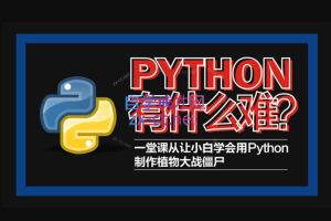 Python轻松入门到项目实战教学 高清完整102课时