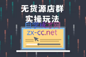 网淘那些事·从0起步做无货源店群一件代发，价值3980元