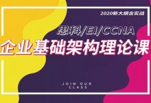 琪麟老师：思科CCIE EI企业基础架构理论课67期 2020培训视频下载共16.3G