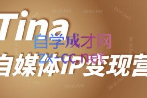 Tina老师·自媒体IP变现营（更新23年9月）