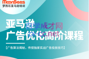 MoonSees跨境·亚马逊广告优化高阶课程（2023）