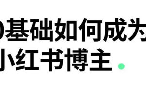 地表课堂·小红书博主实战训练营，价值1499元