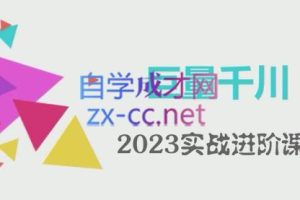 左学电商·2023千川投放实战进阶课程，价值2980元