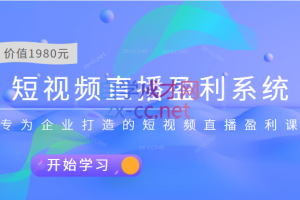 实战营销为企业打造的短视频直播盈利系统盈利课