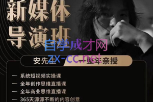 亲爱的安先生·新媒体导演班，价值5980元