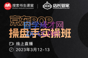 搜索书生·京东POP实操性私家班（更新2023年3月）