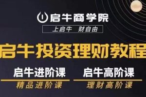 启牛商学院·进阶+高阶投资理财全套课程