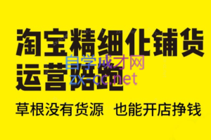 苏博士·淘宝精细化铺货运营陪跑（更新24年1月）