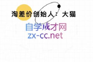 2023版大猫淘差价课程（更新）