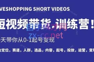 勋哥·2024视频带货快速爆单训练营