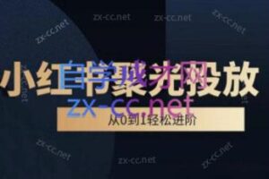 杨老师·2024年小红书聚光付费玩法