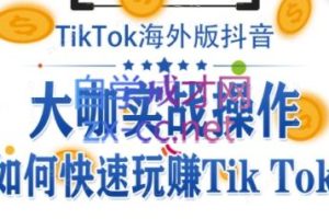 泰东老师·TikTok全域运营课