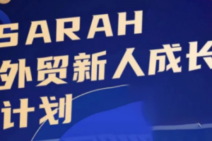 Sarah老师·外贸新人成长计划