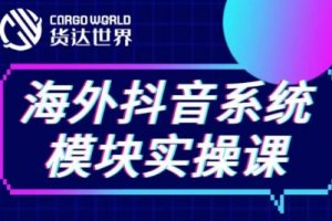 货达世界·Tiktok系统模块实操课