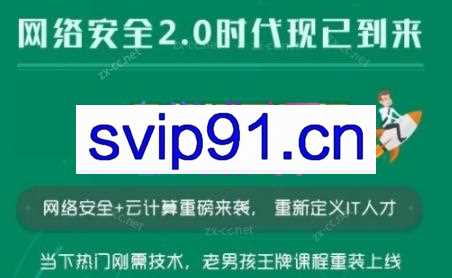 老男孩教育网络安全VIP课程，更新20期视频+资料（内容更新）
