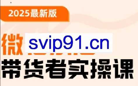 陈奶爸老师·2025最新版微信小店带货者实操课