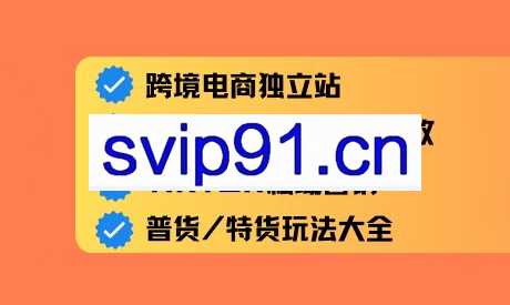 Aron老师·跨境电商独立站及全域流量营销