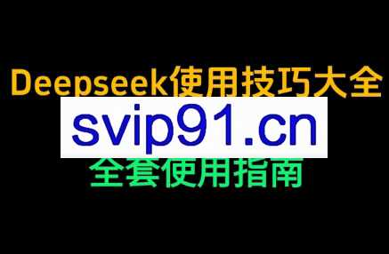 DeepSeek高效使用技巧实战指南