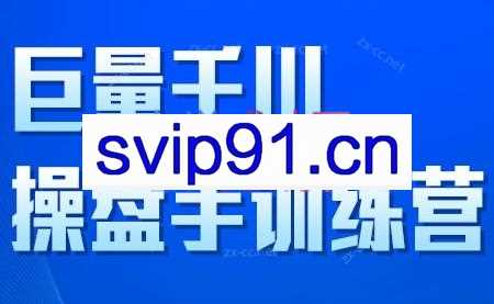 巨量千川操盘手训练营（更新12月）