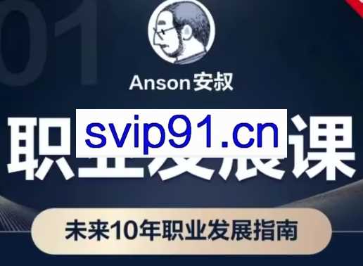 Anson安叔·职业发展课（11套合集）