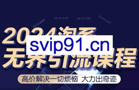 隆哥·2024淘宝付费玩法无界实操课程
