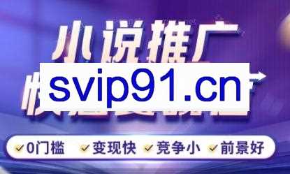 洲洲老师·小说推广快速变现营