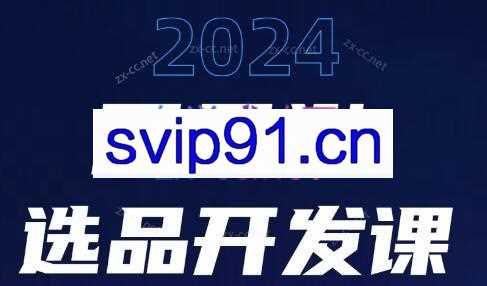 2024亚马逊选品开发课