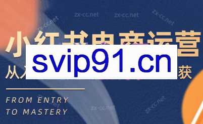 玖哥·小红书电商运营入门到精通课