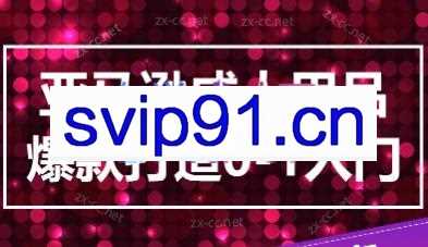 亚马逊成人用品爆款打造0-1入门