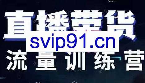 余老师·直播带货流量训练营