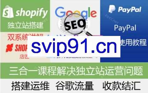 跨境小哥·独立站搭建和流量优化（三合一）