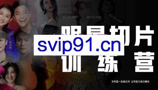 王子·明星切片线上训练营（2023）