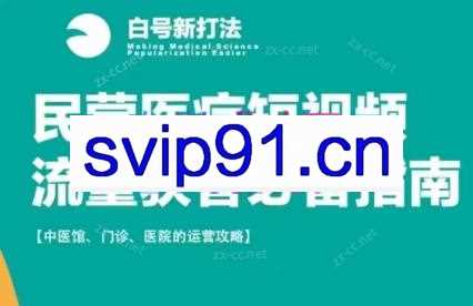 李翔·民营医疗短视频流量获客必备指南