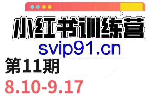 花生的书桌·小红书训练营第11期