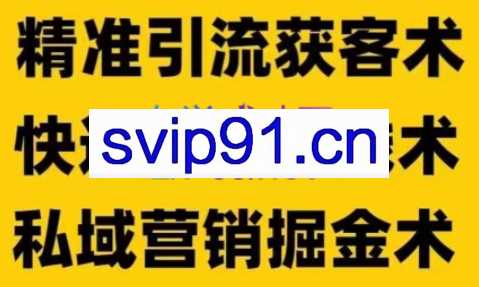 默默营销·精准引流+私域营销+逆袭赚钱（三件套）