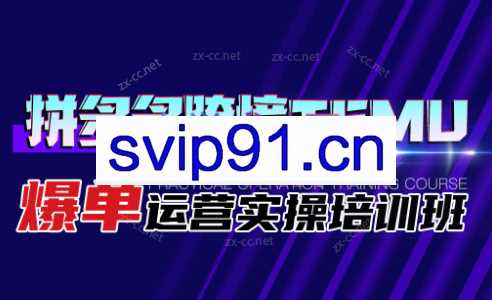方杞伟·拼多多跨境TEMU爆单运营实操培训班