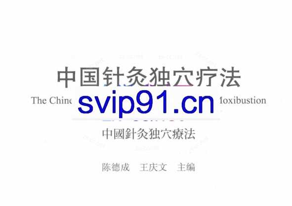 陈德成动筋针疗法全系列课程