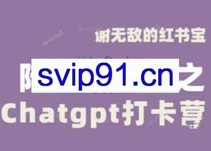 谢无敌·ChatGPT打卡营，教你更好地使用ChatGPT来提高工作效率